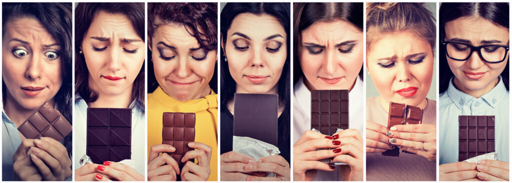 Women Craving Chocolate